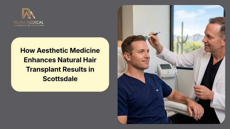 How Aesthetic Medicine Enhances Natural Hair Transplant Results in Scottsdale