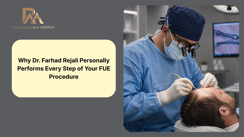 Why Dr. Farhad Rejali Personally Performs Every Step of Your FUE Procedure