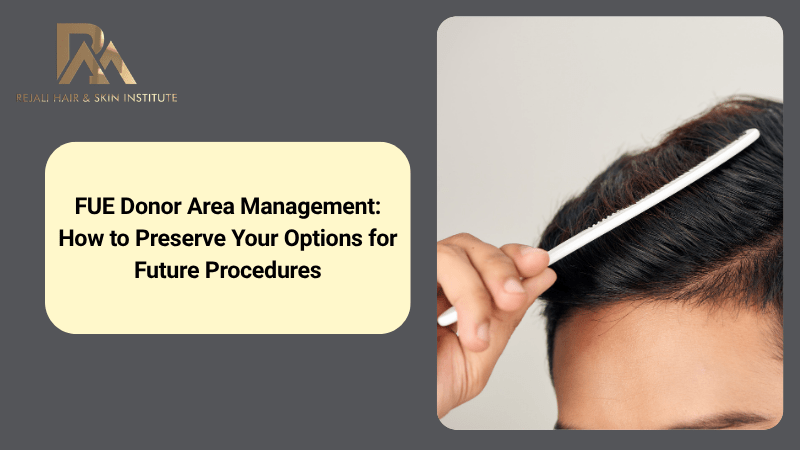 FUE hair transplant donor area management