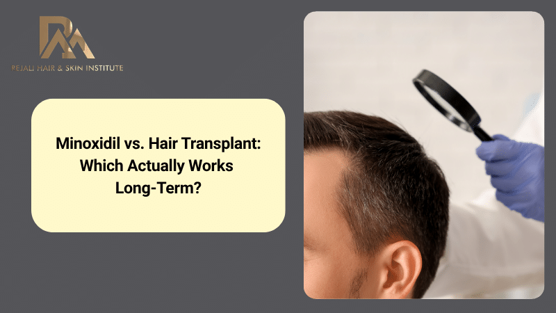 minoxidil vs hair transplant results